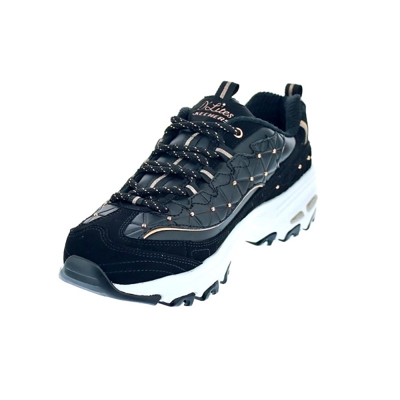 skechers d lite negras