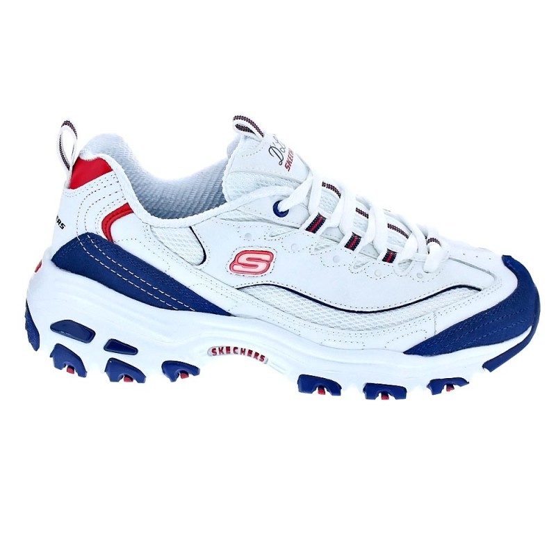skechers d lites blancas