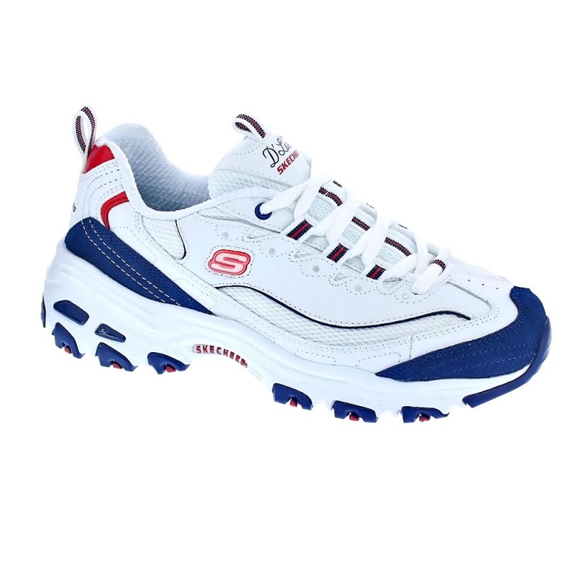 skechers d lites blancas