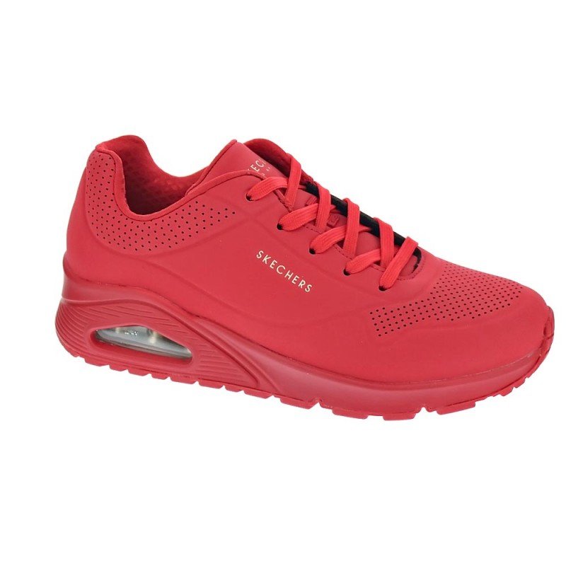 skechers arch fit rojas mujer