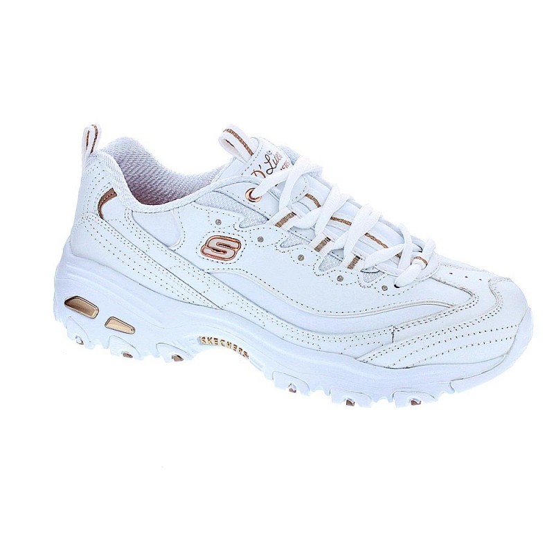 skechers d lites blancas