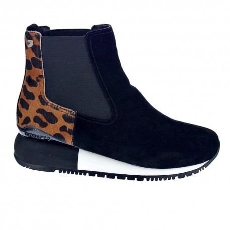 Gioseppo Runkel Negro LEOPARDO Botines Mujer - ¡Entrega 24h gratis!