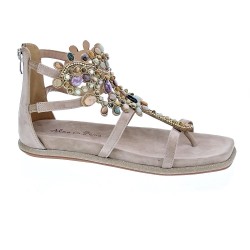 Alma en Pena V22422 Beige SUEDE VISON Sandalias Mujer - ¡Entrega 24h gratis!